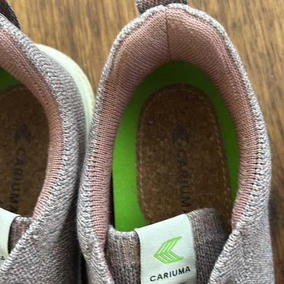Women's Size 8.5 CARIUMA IBI Low Stone Blush Knit Sneaker - Picture 8 of 8